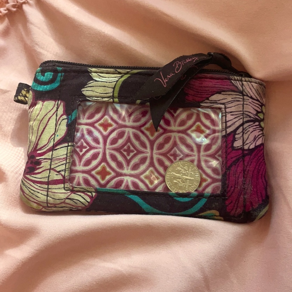 Vera Bradley lanyard key pouch